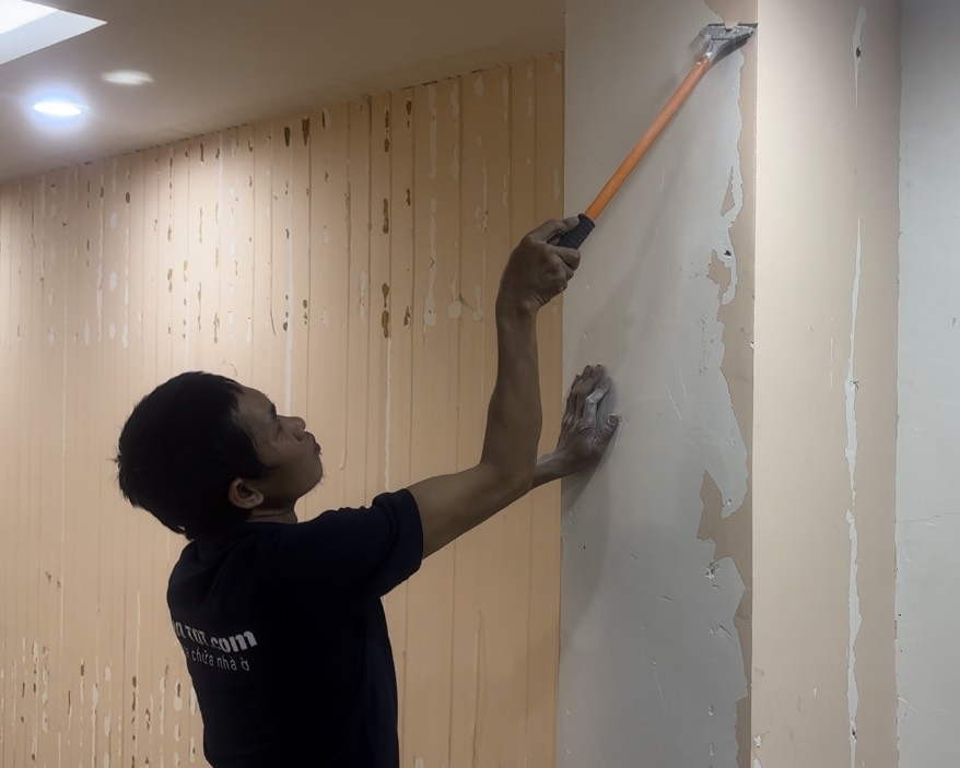 Sơn trong nhà (không bả)